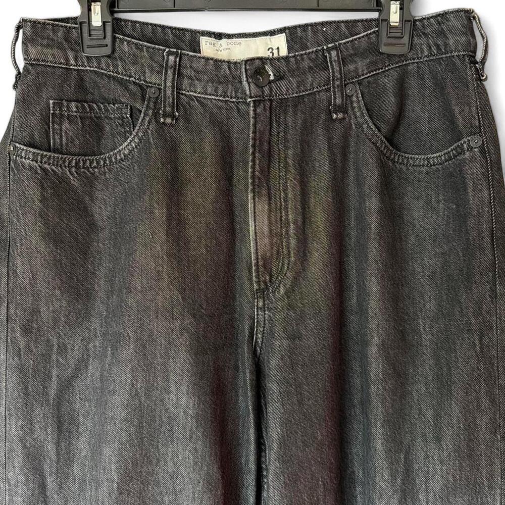 Rag and Bone - Women's Lori Mid-Rise Wide Leg Featherweight Jeans - 31